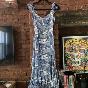 Reformation Long Floral Dress sz 4